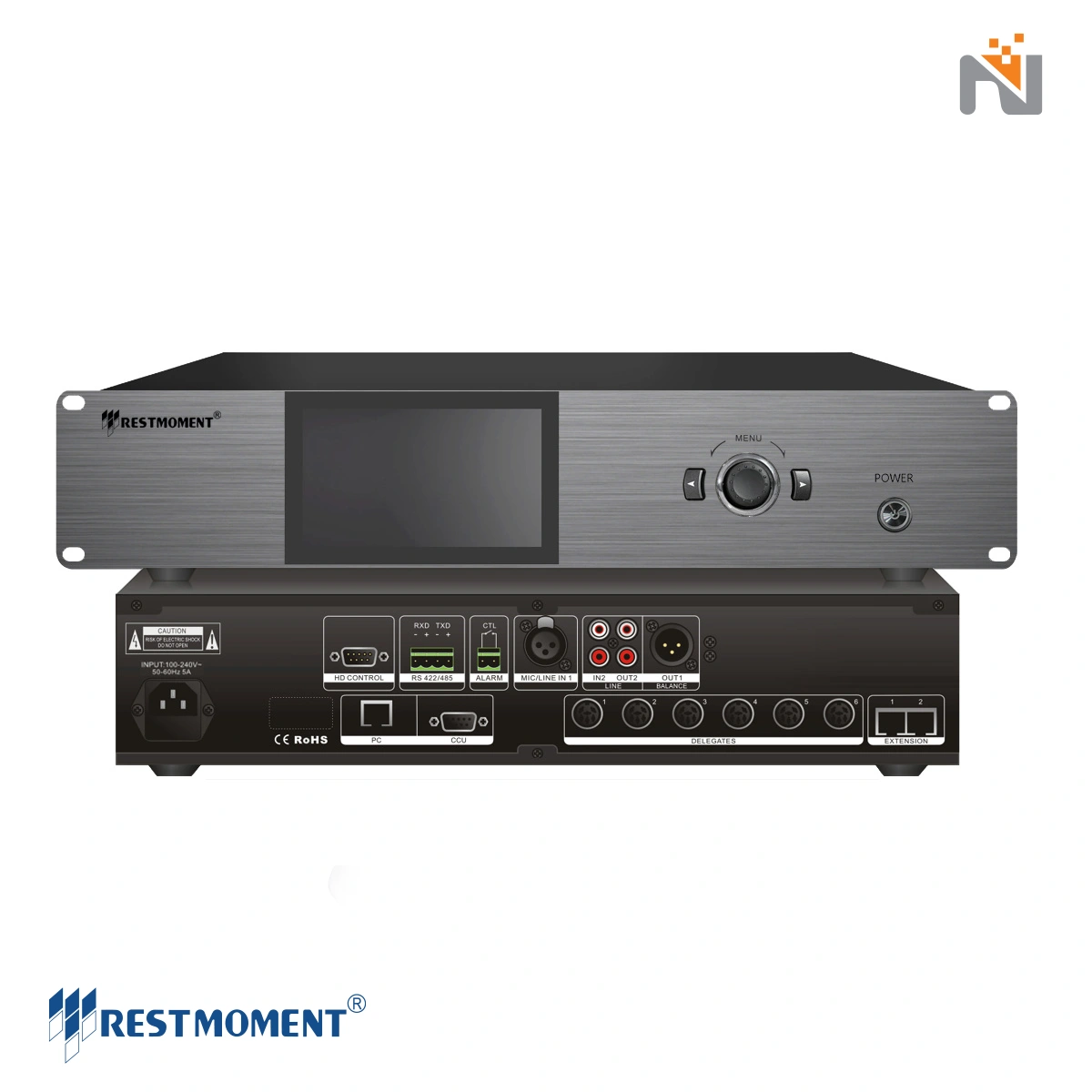 منبع تغذیه سیستم کنفرانس دو کاناله RX-V4.5